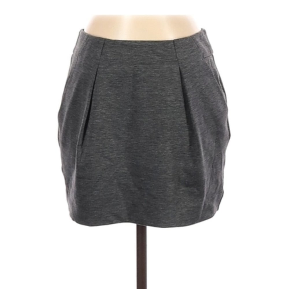 ARMANI Exchange Gray Mini Skirt Size 4 - Picture 1 of 4
